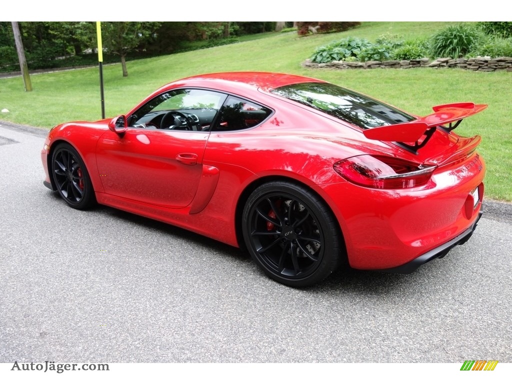 2016 Cayman GT4 - Guards Red / Black photo #4