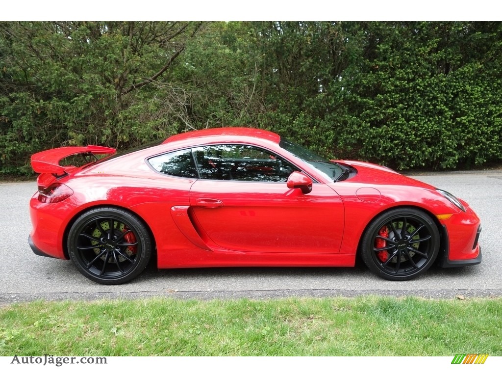 2016 Cayman GT4 - Guards Red / Black photo #7
