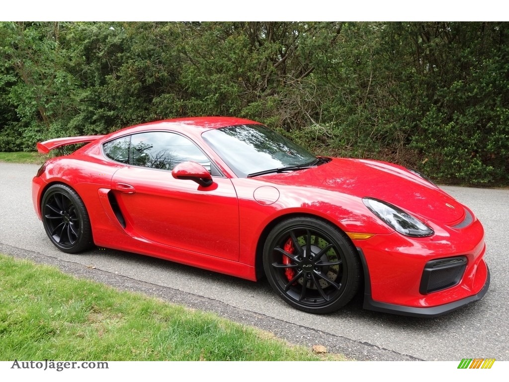 2016 Cayman GT4 - Guards Red / Black photo #8