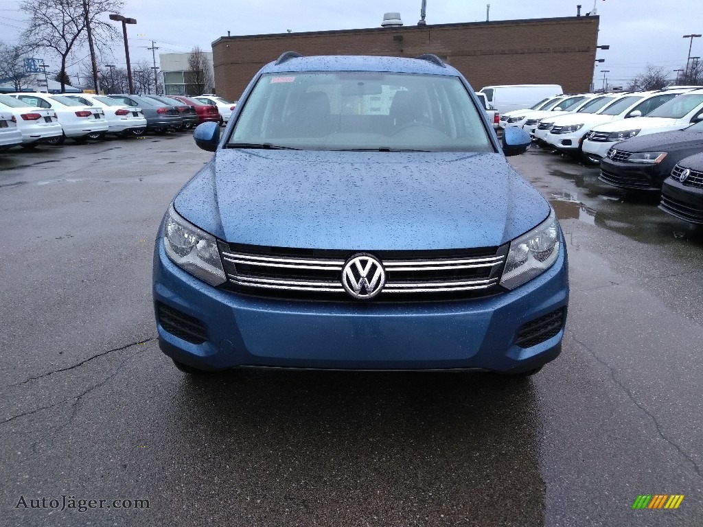 Pacific Blue Metallic / Charcoal Volkswagen Tiguan Limited 2.0T 4Motion