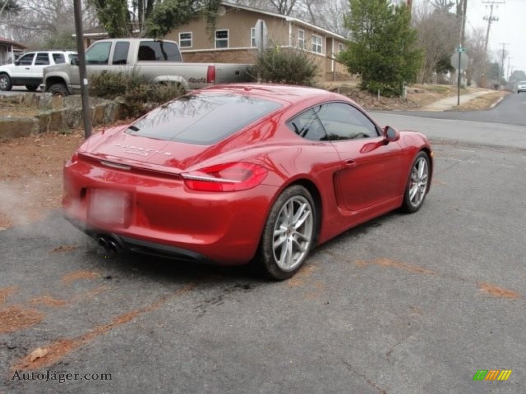 2014 Cayman S - Guards Red / Luxor Beige photo #8