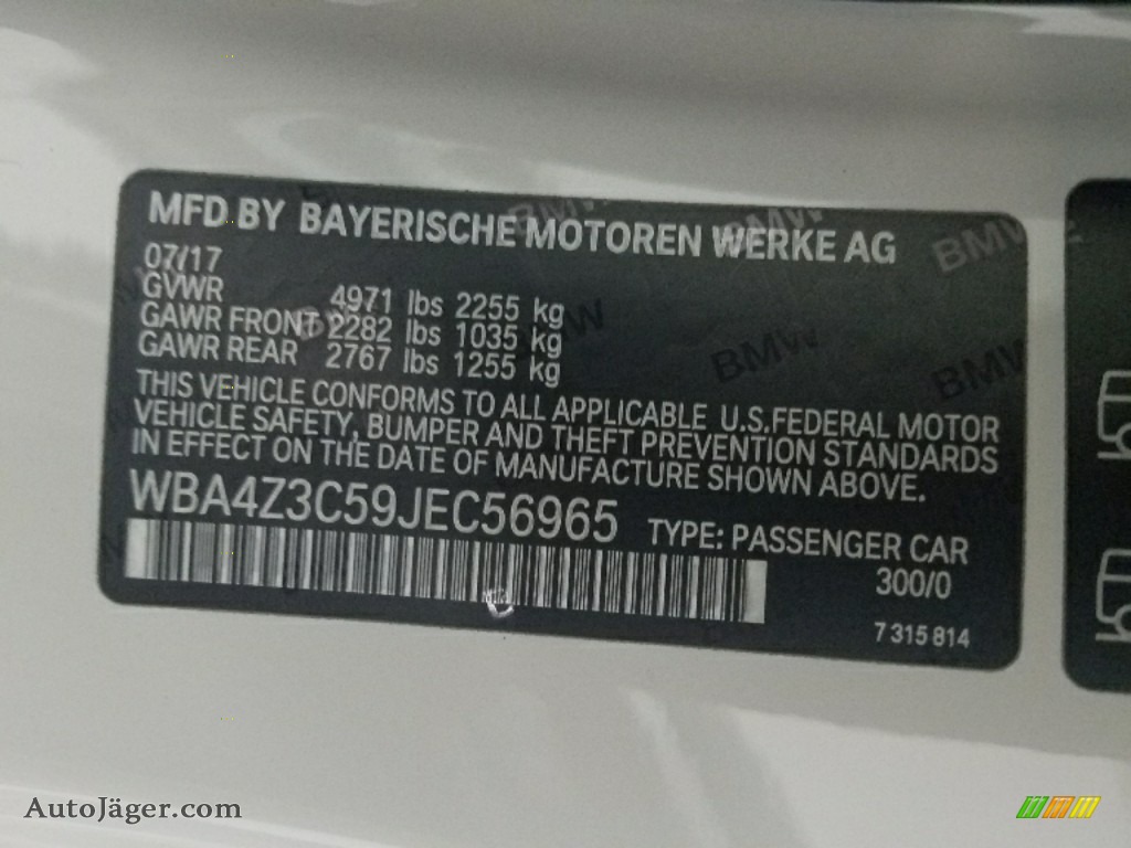 2018 4 Series 430i xDrive Convertible - Alpine White / Black photo #26