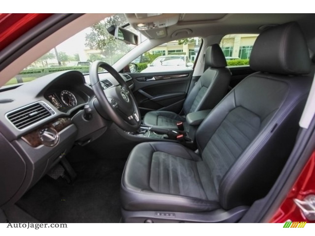 2015 Passat TDI SEL Premium Sedan - Fortana Red Metallic / Titan Black photo #19