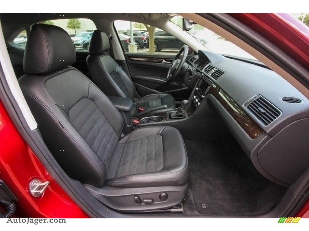 2015 Passat TDI SEL Premium Sedan - Fortana Red Metallic / Titan Black photo #26