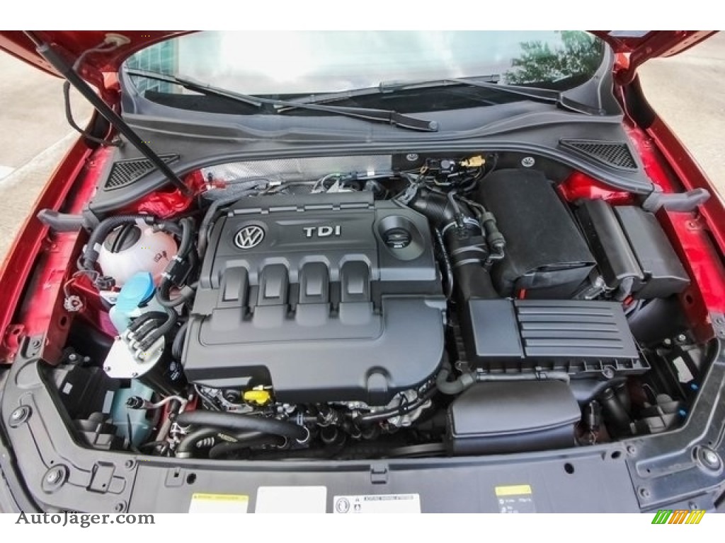 2015 Passat TDI SEL Premium Sedan - Fortana Red Metallic / Titan Black photo #27