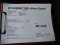 BMW 7 Series 740i xDrive Sedan Black Sapphire Metallic photo #12