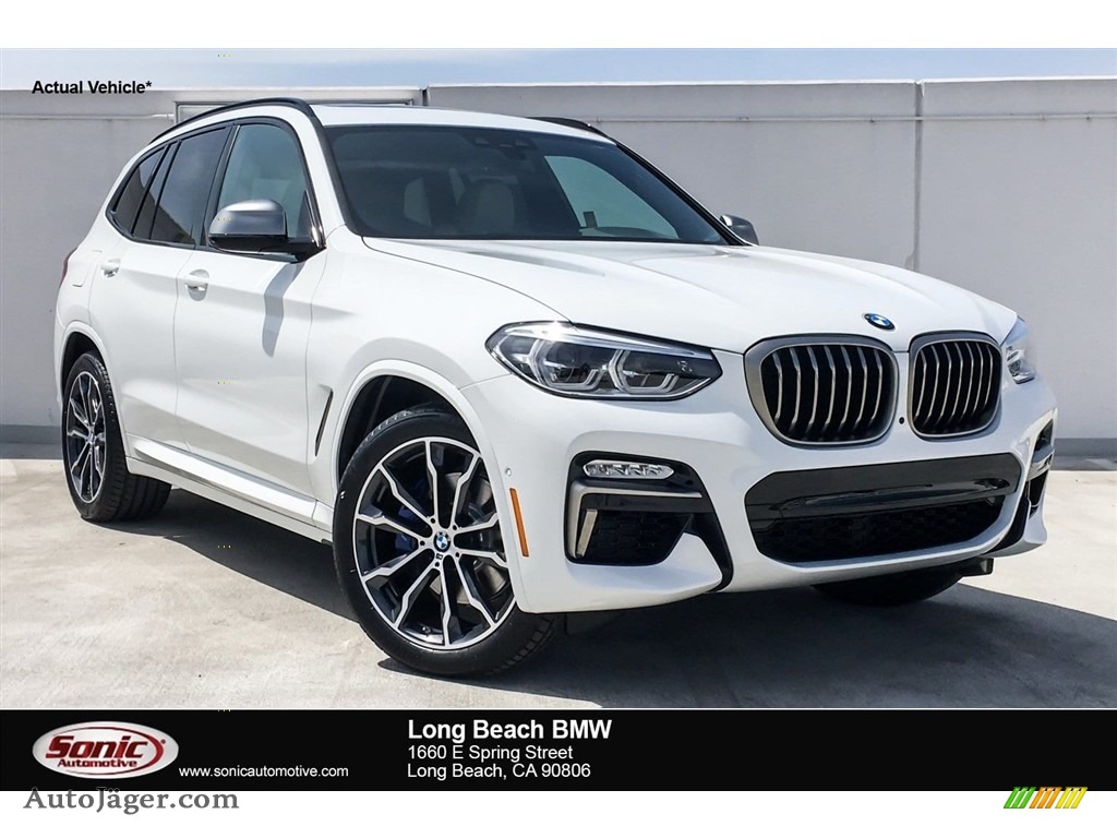 2018 X3 M40i - Alpine White / Canberra Beige/Black photo #1