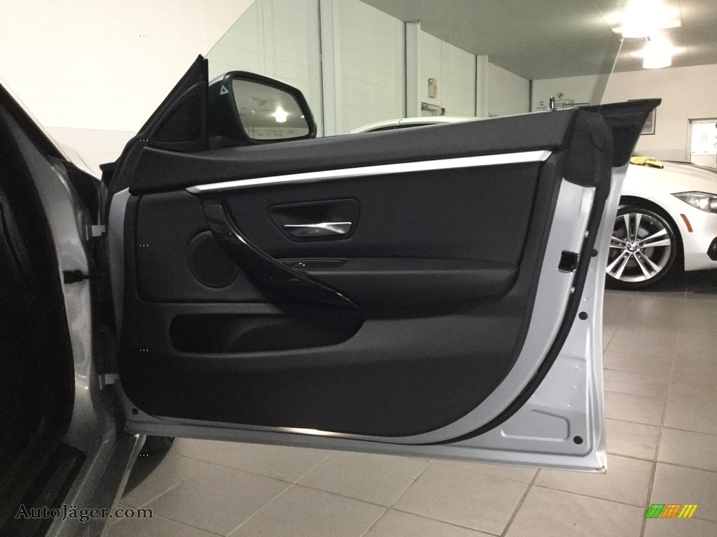 2018 4 Series 430i xDrive Gran Coupe - Glacier Silver Metallic / Black photo #15