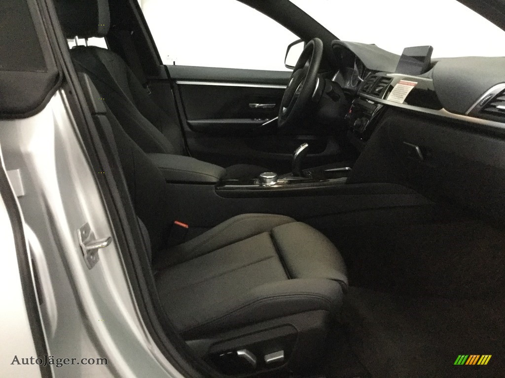2018 4 Series 430i xDrive Gran Coupe - Glacier Silver Metallic / Black photo #17