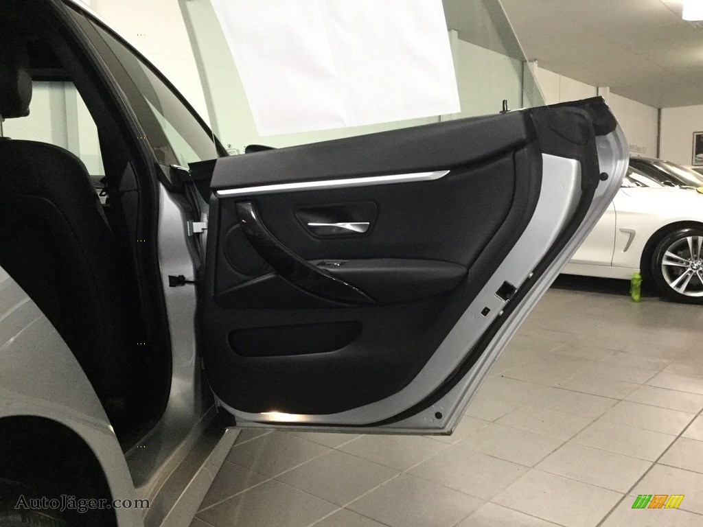 2018 4 Series 430i xDrive Gran Coupe - Glacier Silver Metallic / Black photo #18