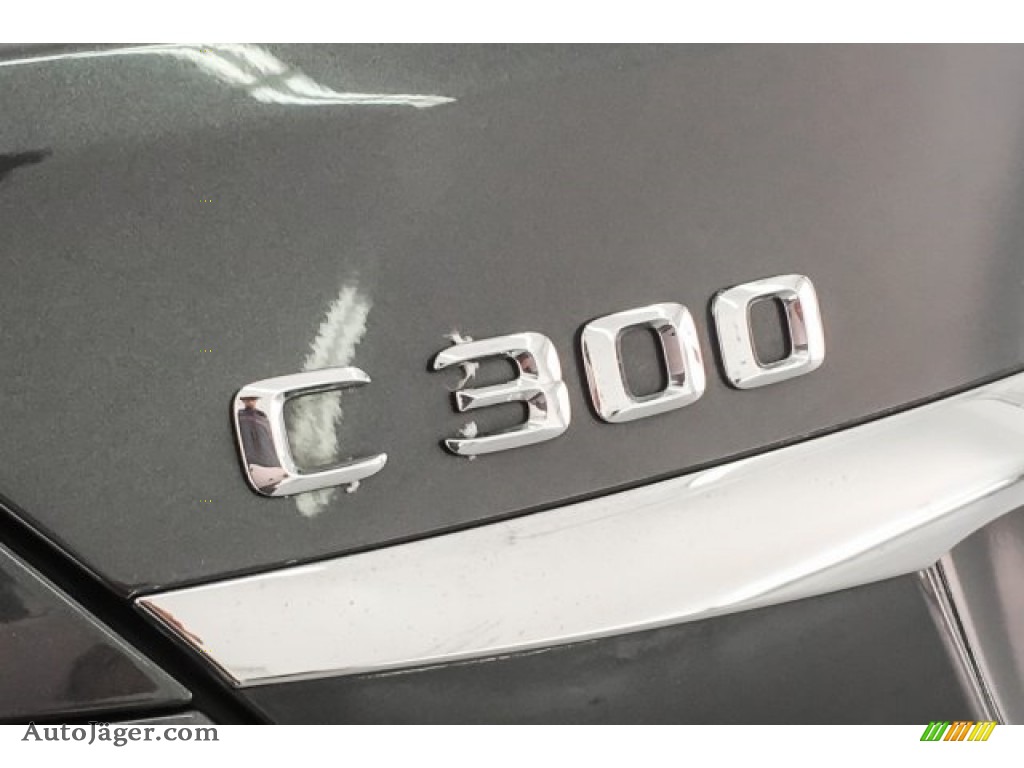 2015 C 300 4Matic - Steel Grey Metallic / Grey/Black photo #25