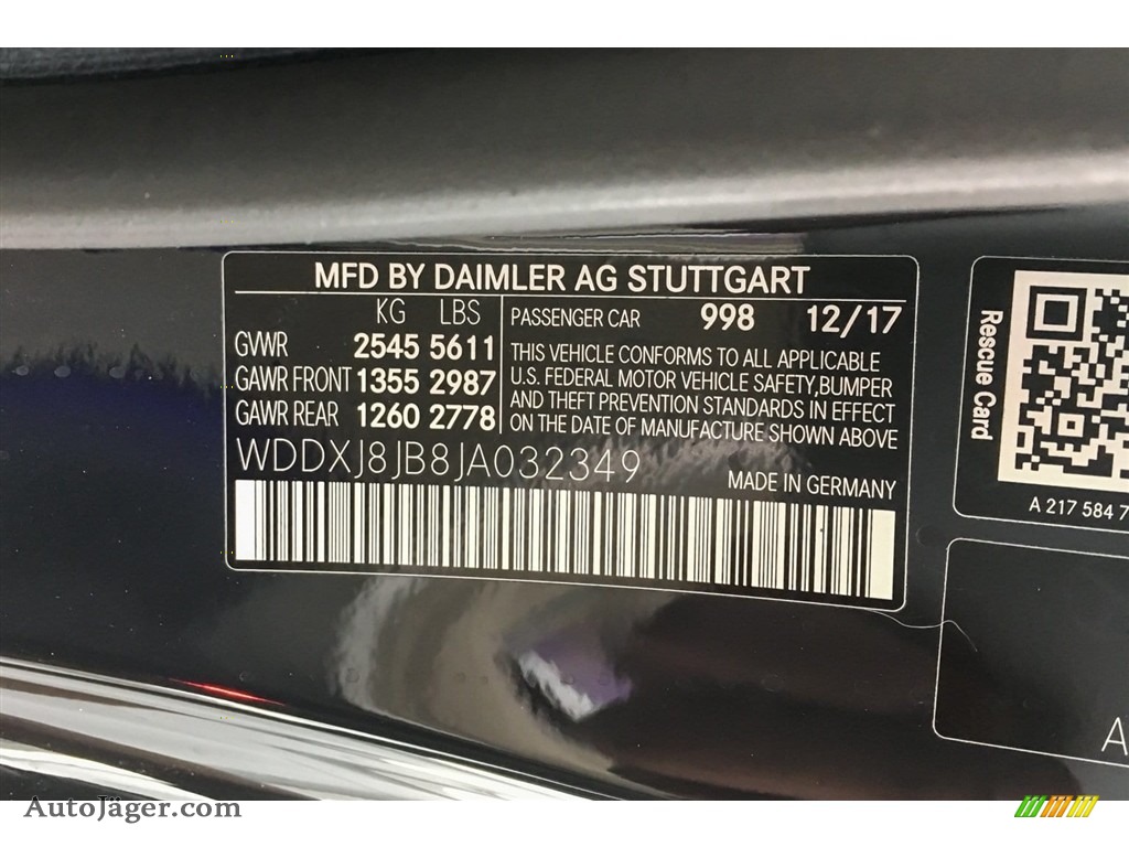 2018 S AMG S63 Coupe - Anthracite Blue Metallic / designo Porcelain/Deep Sea Blue photo #23