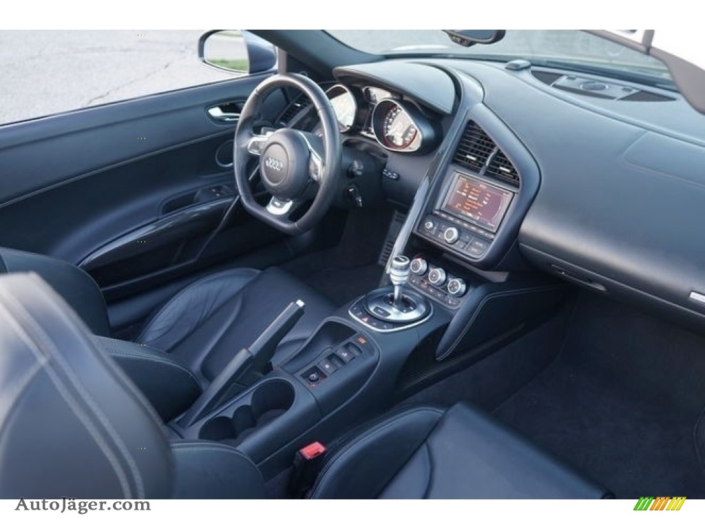 2011 R8 Spyder 5.2 FSI quattro - Daytona Grey Pearl Effect / Black Fine Nappa Leather photo #5