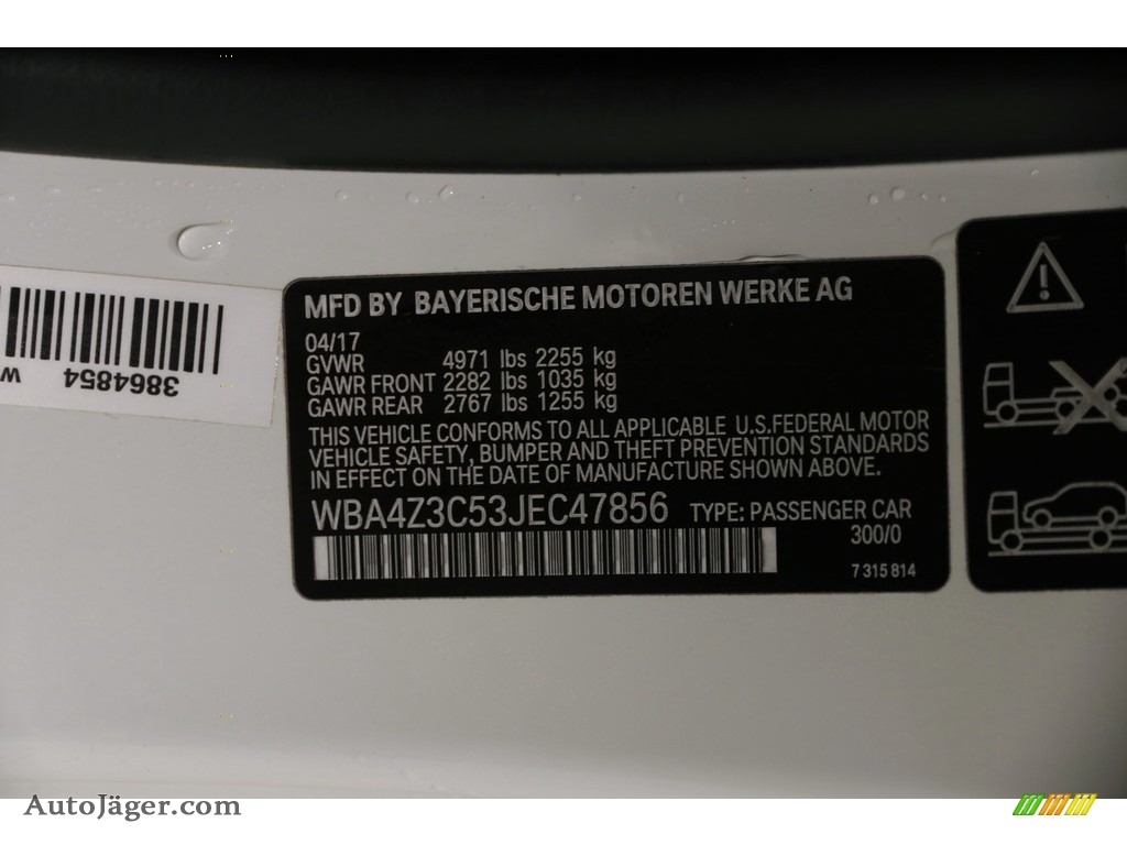 2018 4 Series 430i xDrive Convertible - Alpine White / Black photo #21