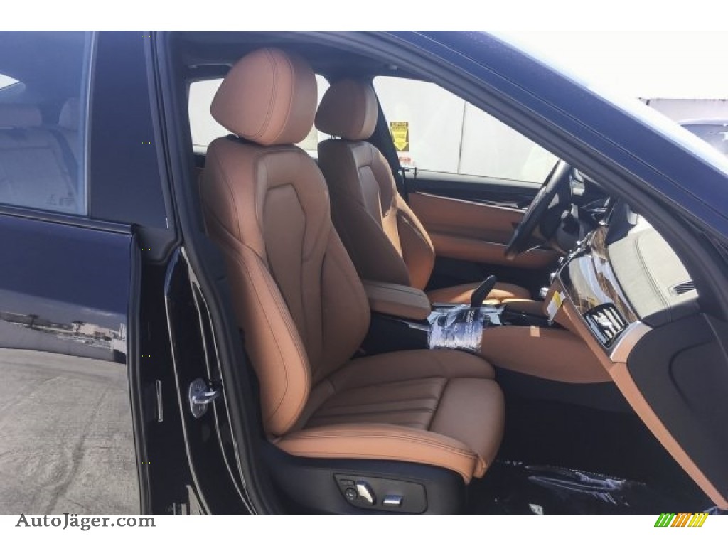 2018 6 Series 640i xDrive Gran Turismo - Carbon Black Metallic / Cognac photo #2