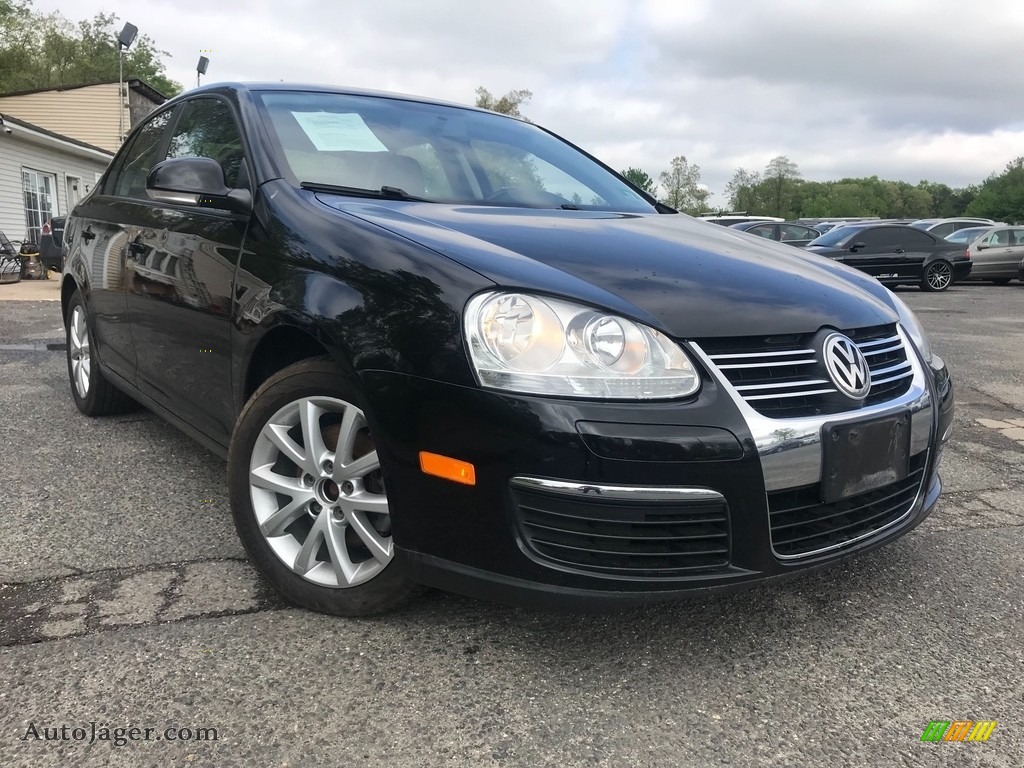 Black / Titan Black Volkswagen Jetta SE Sedan