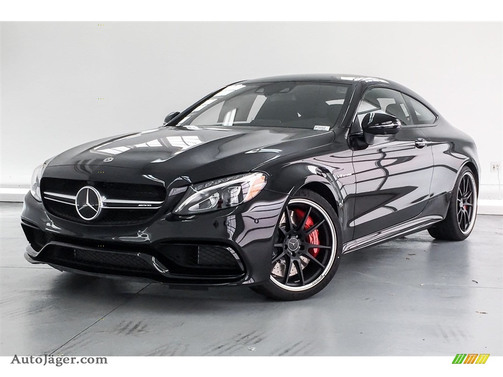 2018 C 63 S AMG Coupe - Obsidian Black Metallic / Red Pepper/Black photo #13