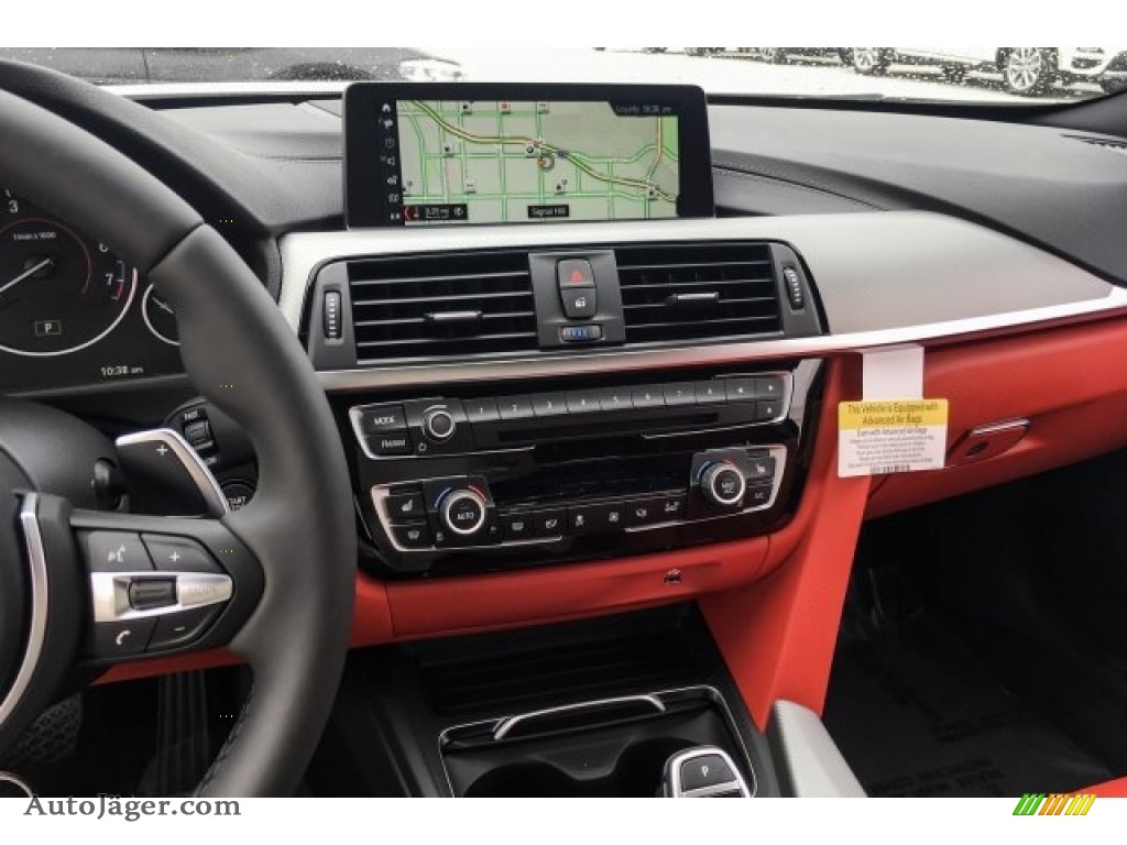 2019 4 Series 440i Coupe - Alpine White / Coral Red photo #5