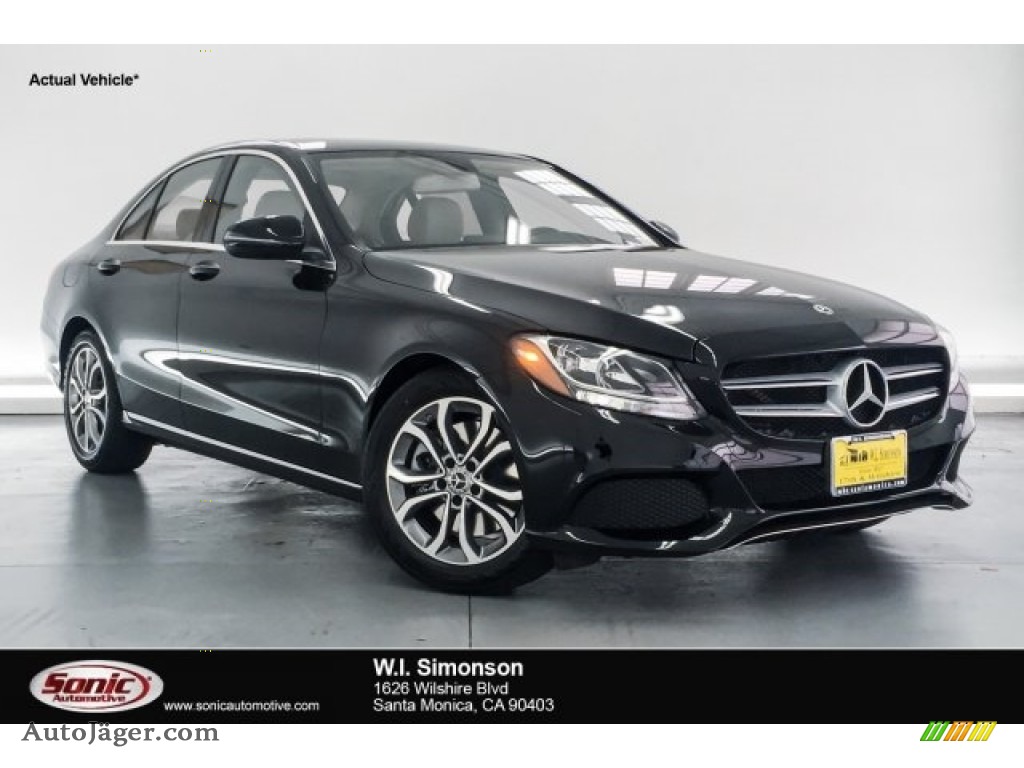 Black / Crystal Grey/Black Mercedes-Benz C 300 Sedan