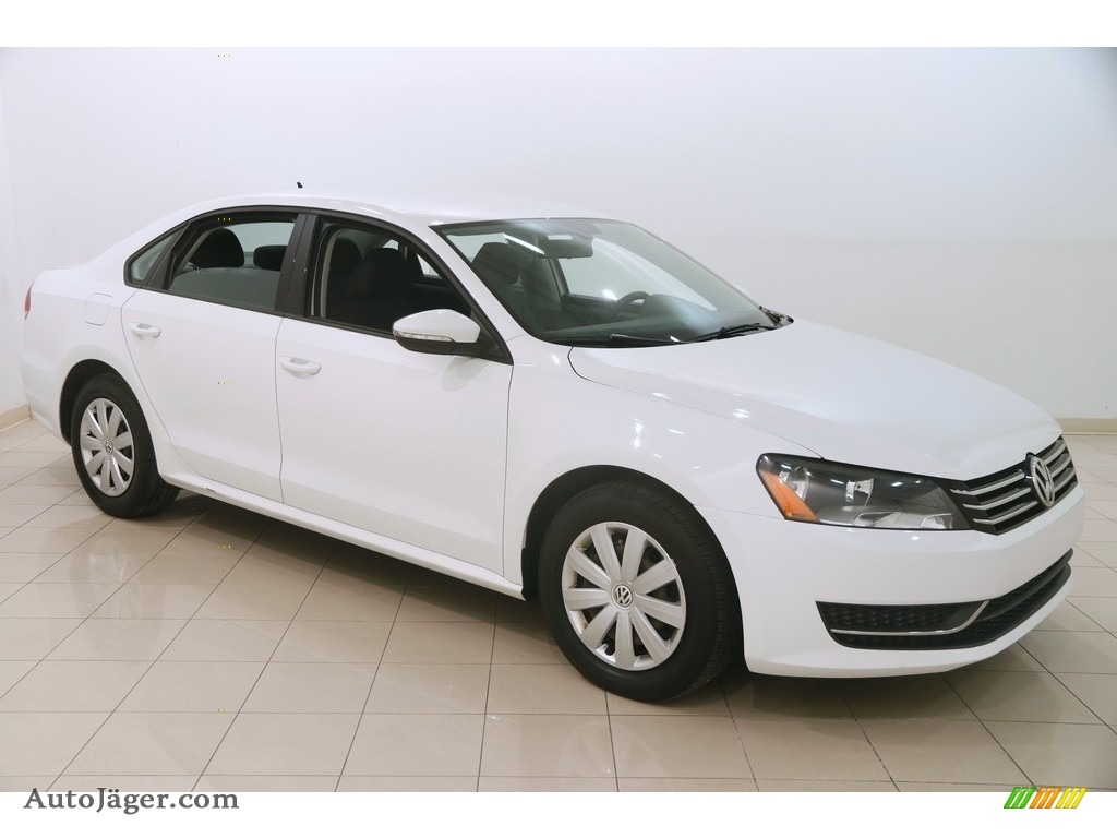 2012 Passat 2.5L S - Candy White / Titan Black photo #1