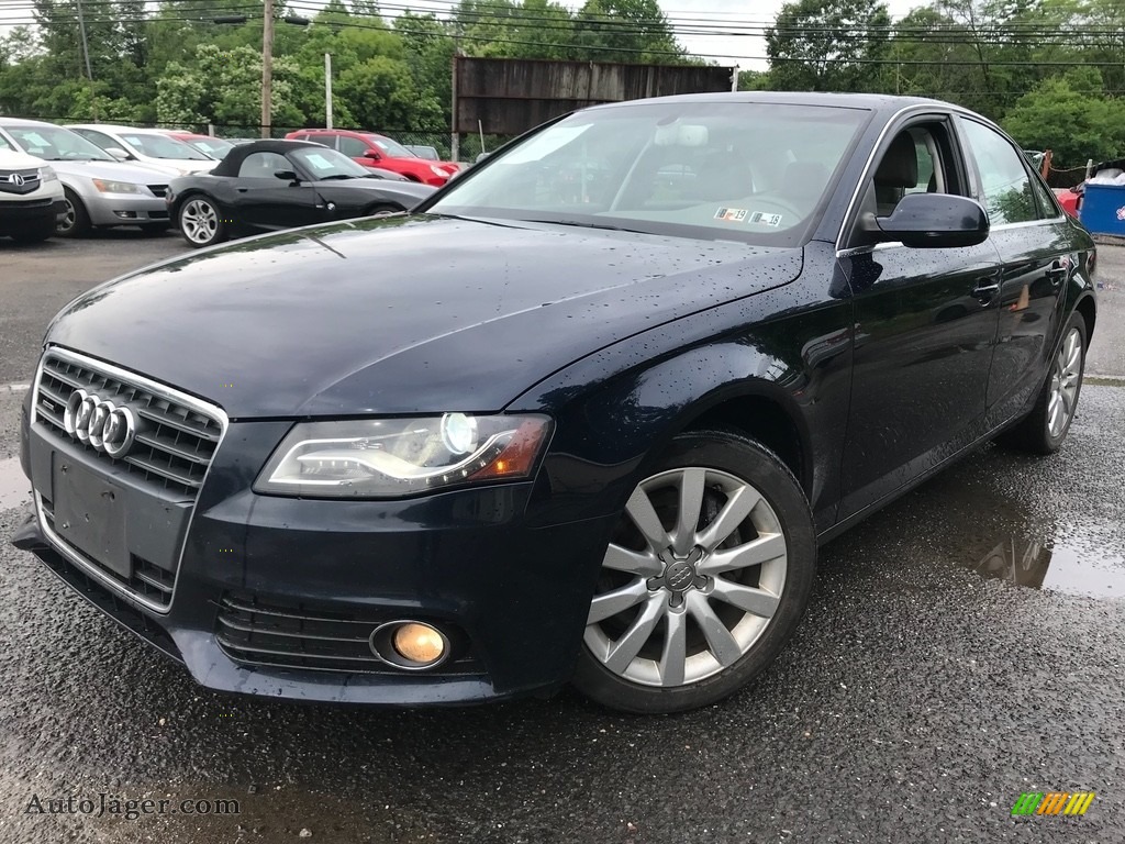 Brilliant Black / Black Audi A4 2.0T quattro Sedan