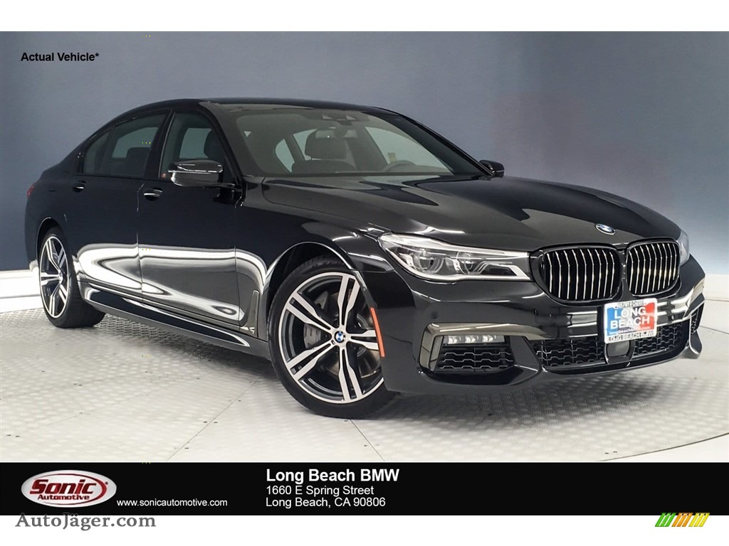 Black Sapphire Metallic / Black BMW 7 Series 750i Sedan