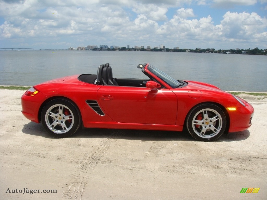 2005 Boxster S - Guards Red / Black photo #8