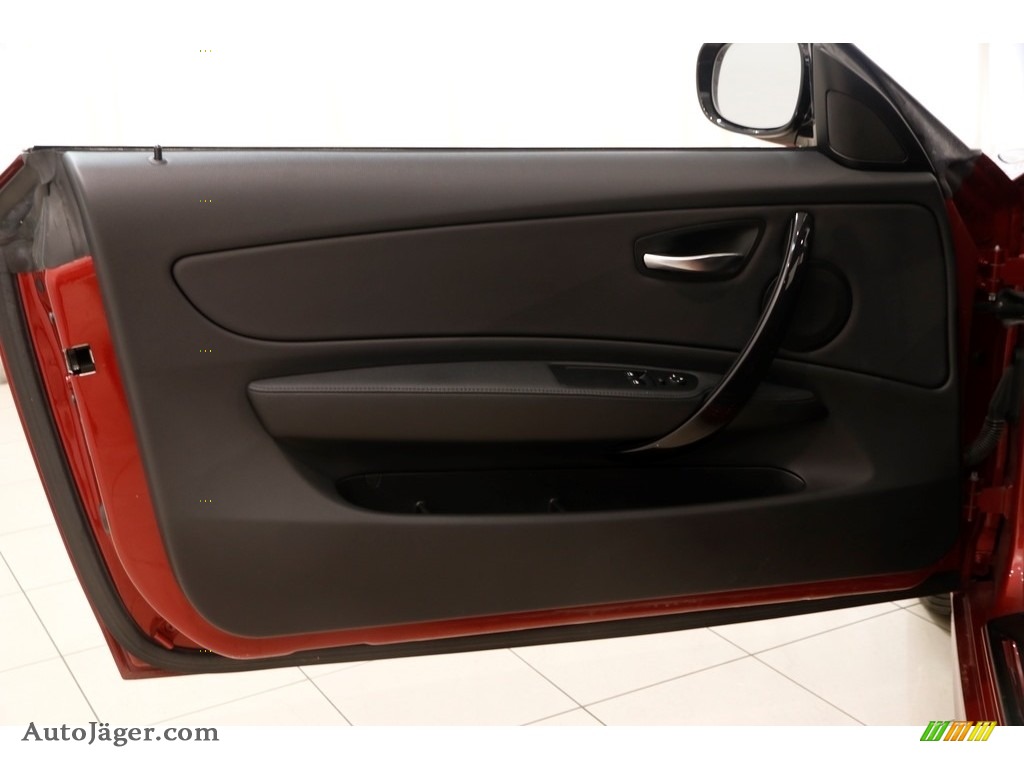 2013 1 Series 128i Coupe - Vermilion Red Metallic / Black photo #4
