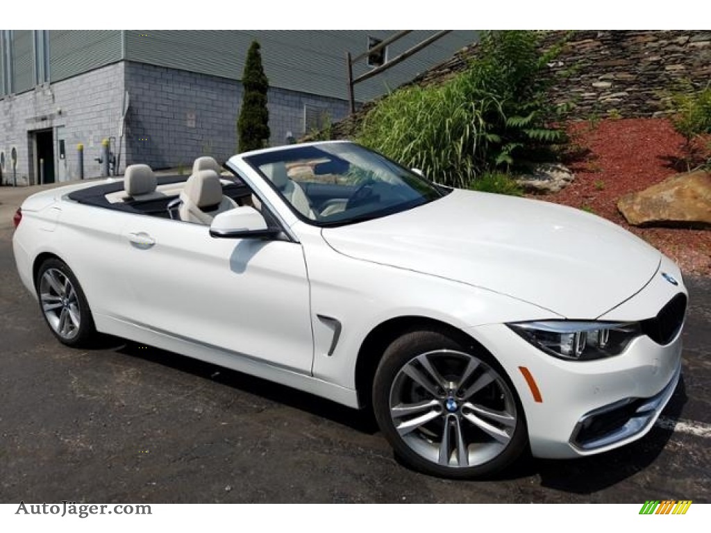 Alpine White / Ivory White BMW 4 Series 430i xDrive Convertible