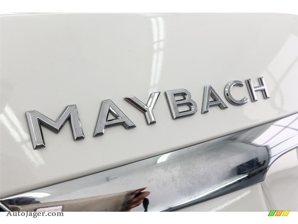 2018 S Maybach S 650 - designo Diamond White Metallic / Porcelain/Black photo #26