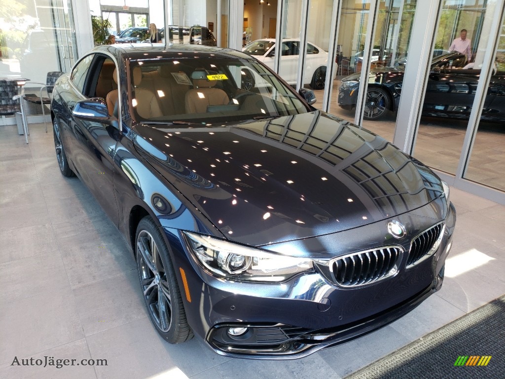 2019 4 Series 430i xDrive Coupe - Imperial Blue Metallic / Cognac photo #1