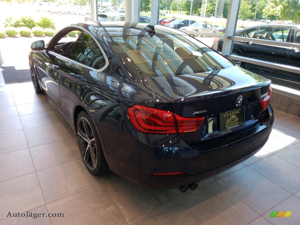 2019 4 Series 430i xDrive Coupe - Imperial Blue Metallic / Cognac photo #2