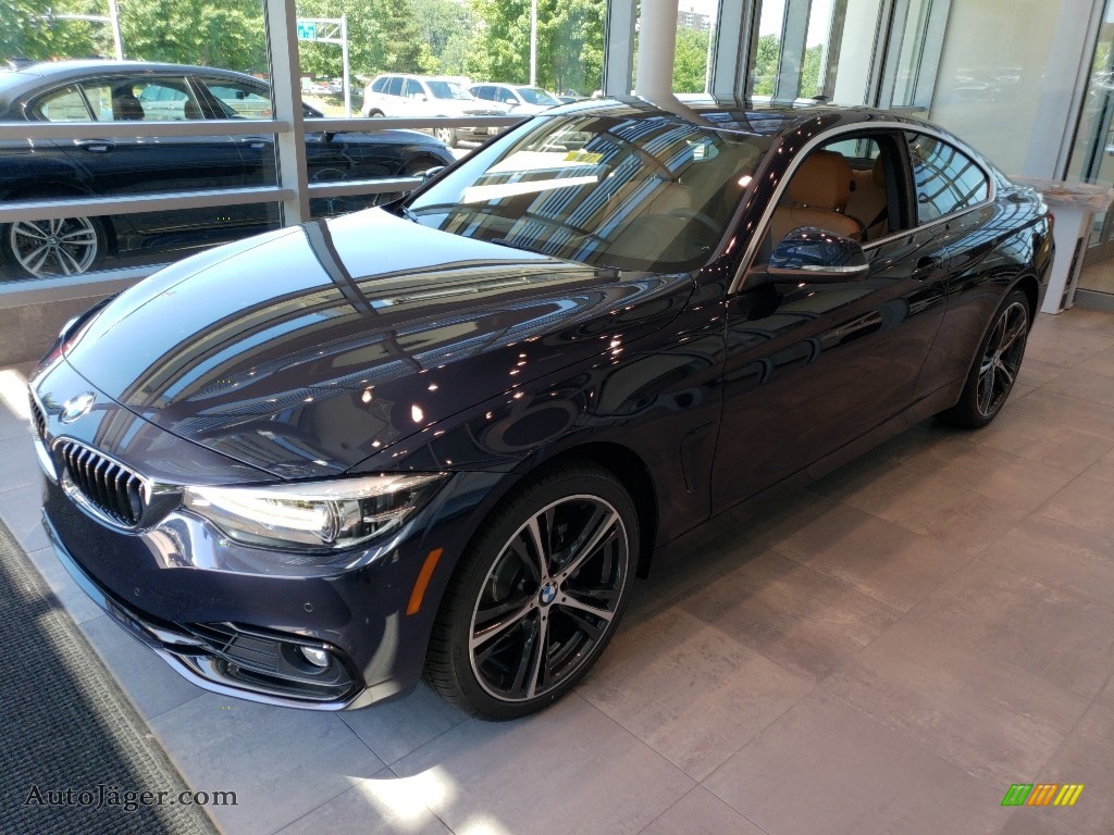 2019 4 Series 430i xDrive Coupe - Imperial Blue Metallic / Cognac photo #3