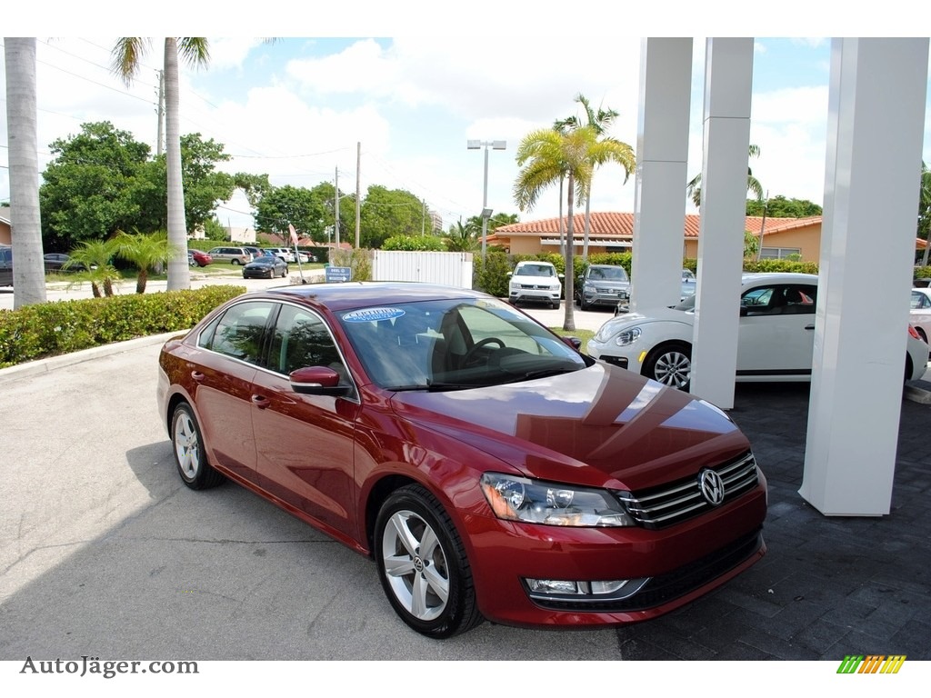 Fortana Red Metallic / Titan Black Volkswagen Passat Wolfsburg Edition Sedan