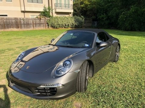 Meteor Grey Metallic 2012 Porsche 911 Carrera S Cabriolet