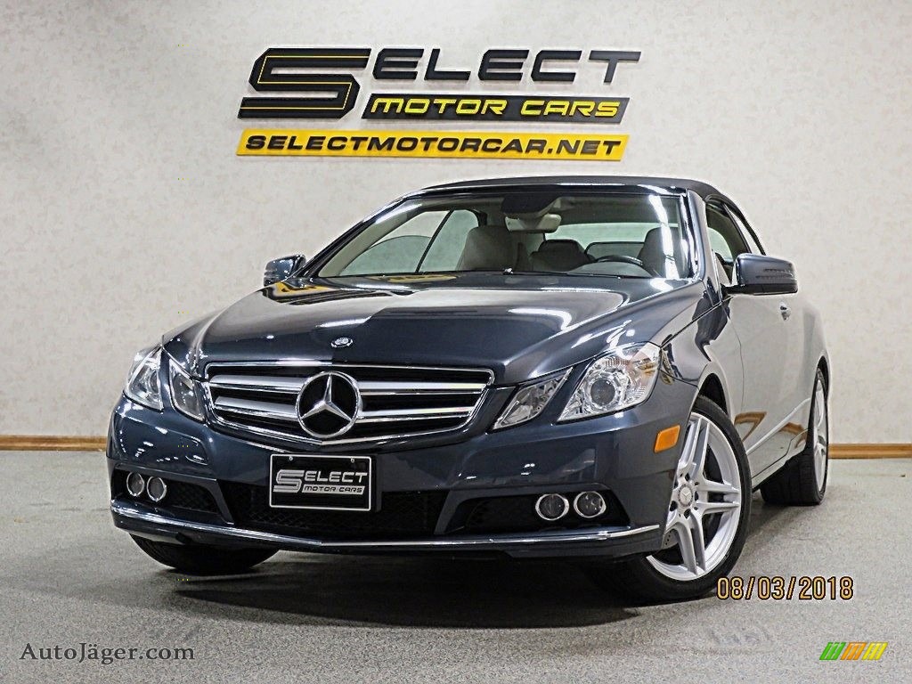 Steel Grey Metallic / Natural Beige/Black Mercedes-Benz E 350 Cabriolet