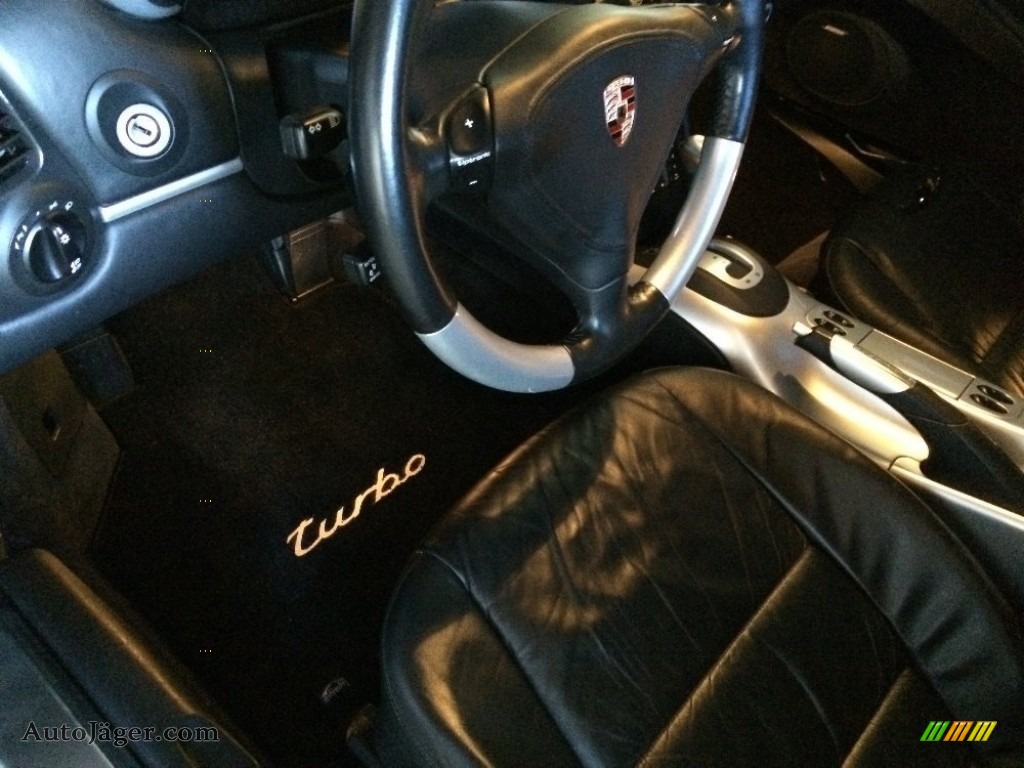 2003 911 Turbo Coupe - Black / Black photo #4