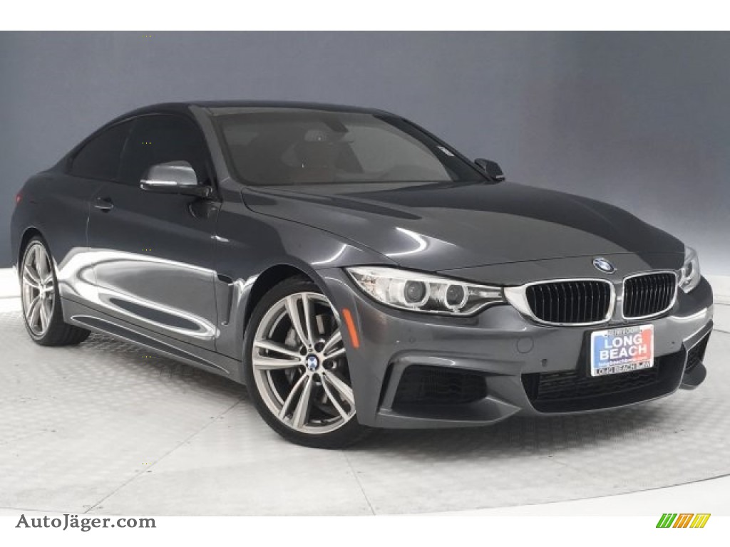 2015 4 Series 435i Coupe - Mineral Grey Metallic / Coral Red/Black Highlight photo #12