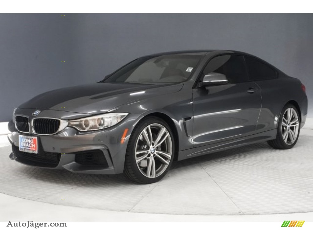 2015 4 Series 435i Coupe - Mineral Grey Metallic / Coral Red/Black Highlight photo #13