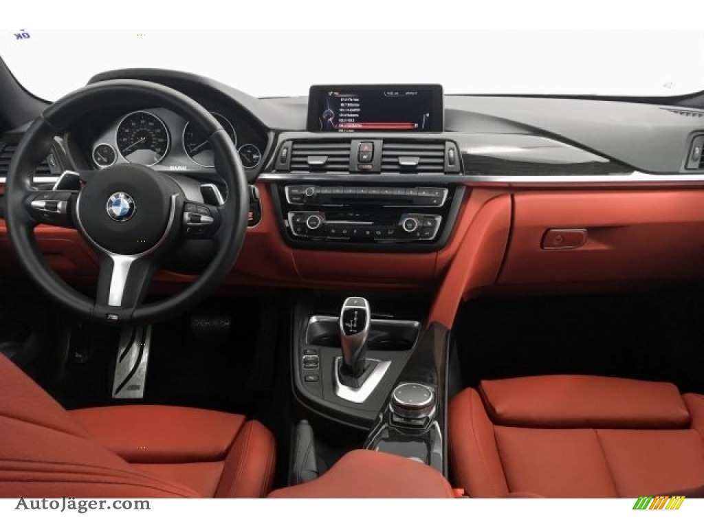 2015 4 Series 435i Coupe - Mineral Grey Metallic / Coral Red/Black Highlight photo #14