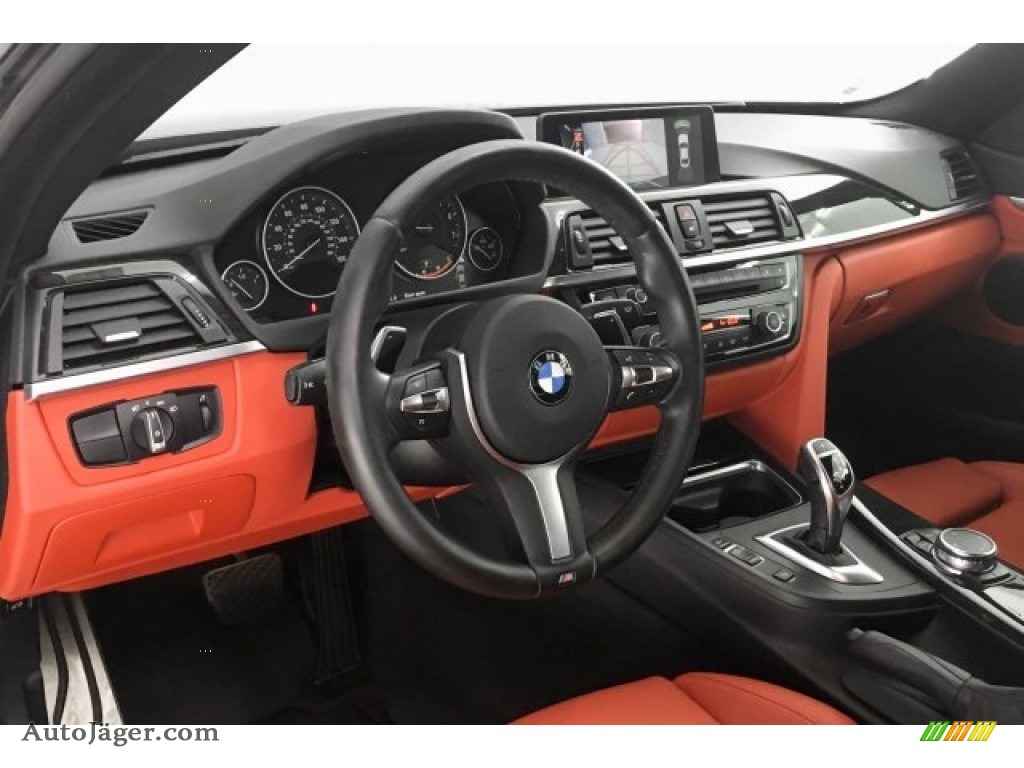 2015 4 Series 435i Coupe - Mineral Grey Metallic / Coral Red/Black Highlight photo #19
