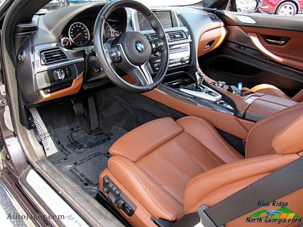 2014 M6 Convertible - BMW Individual Ruby Black Metallic / BMW Individual Amaro Brown photo #35