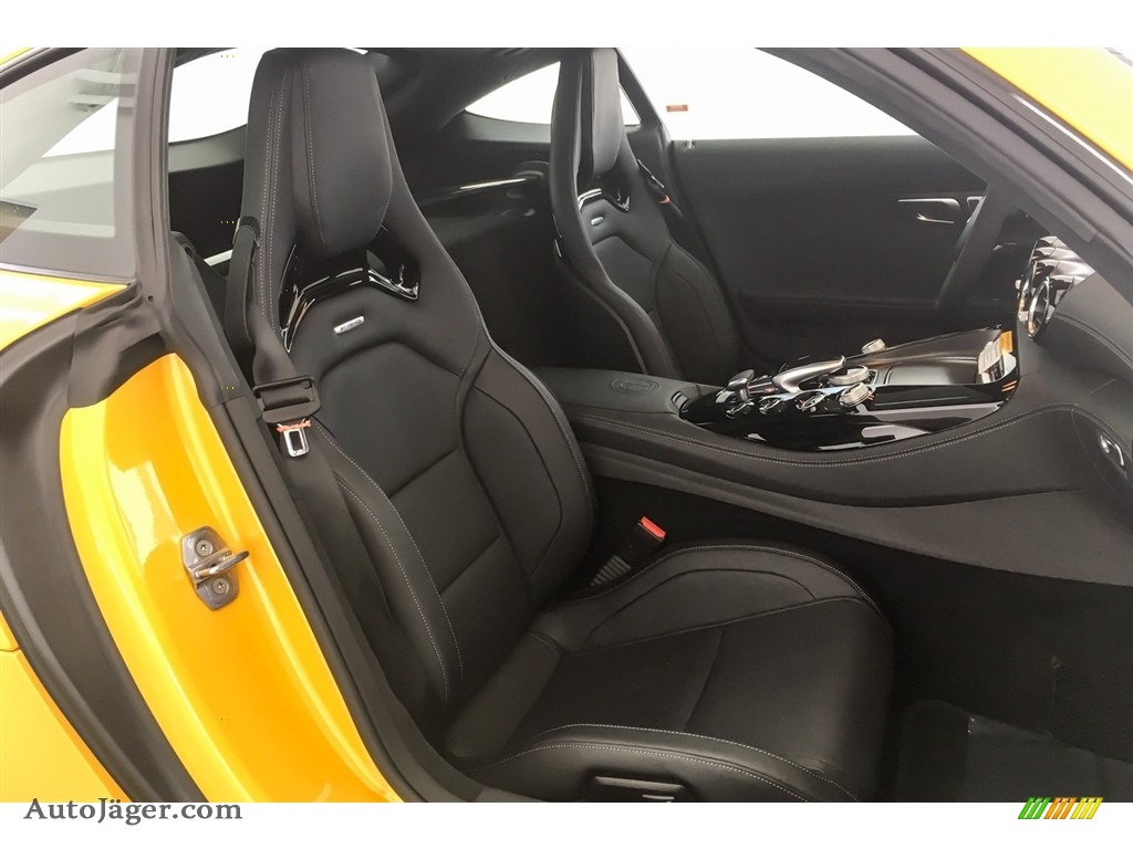 2018 AMG GT C Coupe - AMG Sunbeam Yellow / Black photo #6