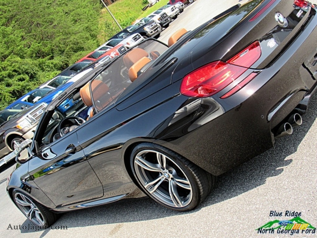2014 M6 Convertible - BMW Individual Ruby Black Metallic / BMW Individual Amaro Brown photo #40