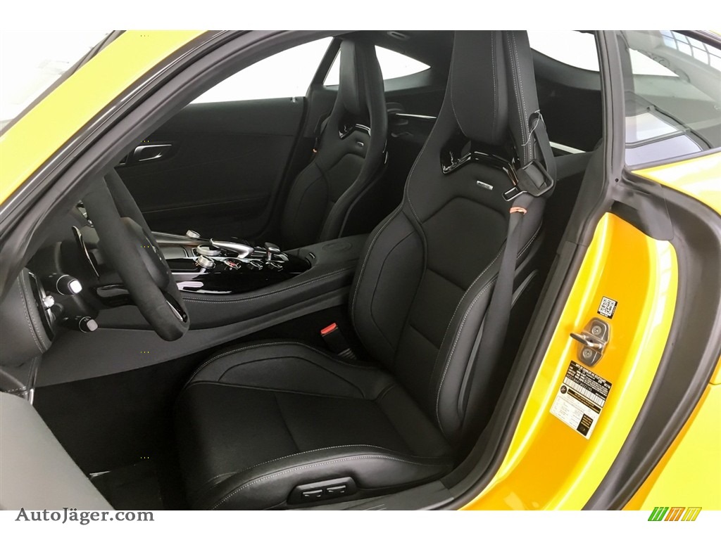 2018 AMG GT C Coupe - AMG Sunbeam Yellow / Black photo #13