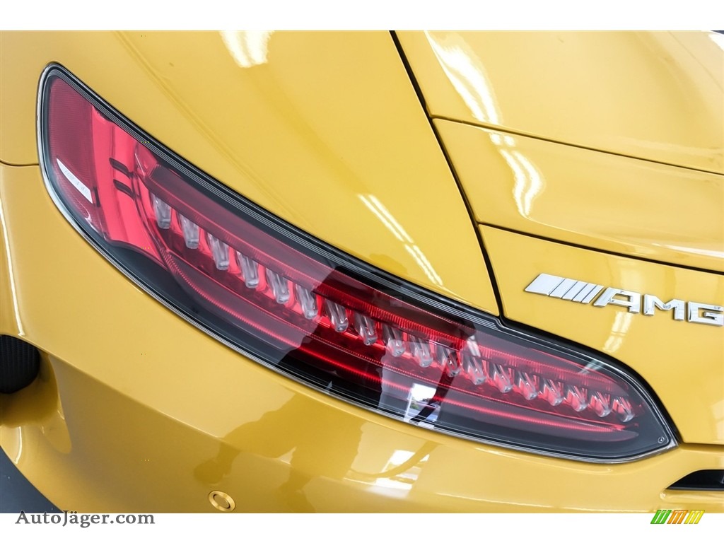 2018 AMG GT C Coupe - AMG Sunbeam Yellow / Black photo #25