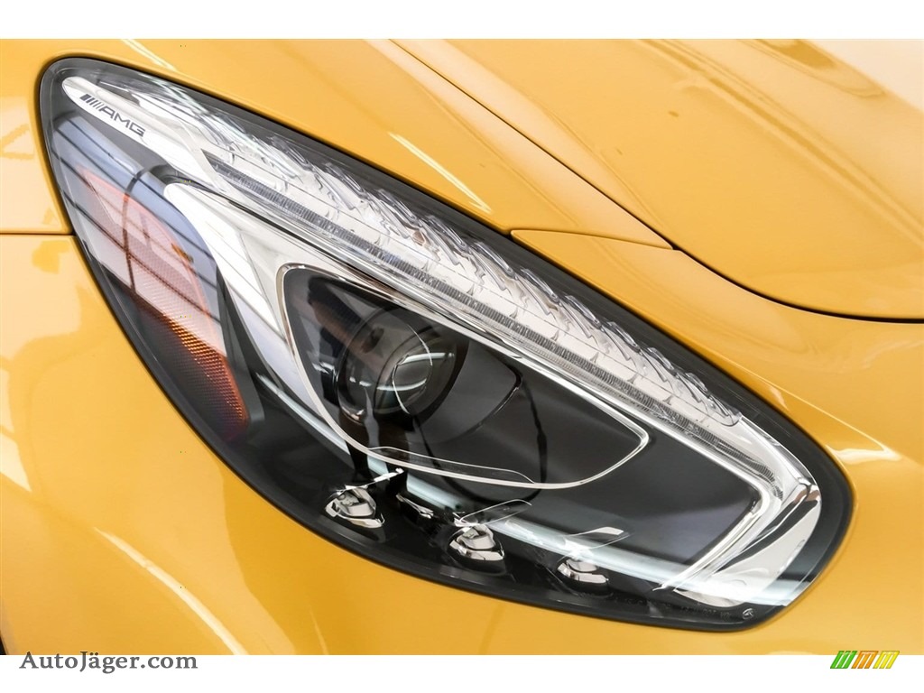 2018 AMG GT C Coupe - AMG Sunbeam Yellow / Black photo #31