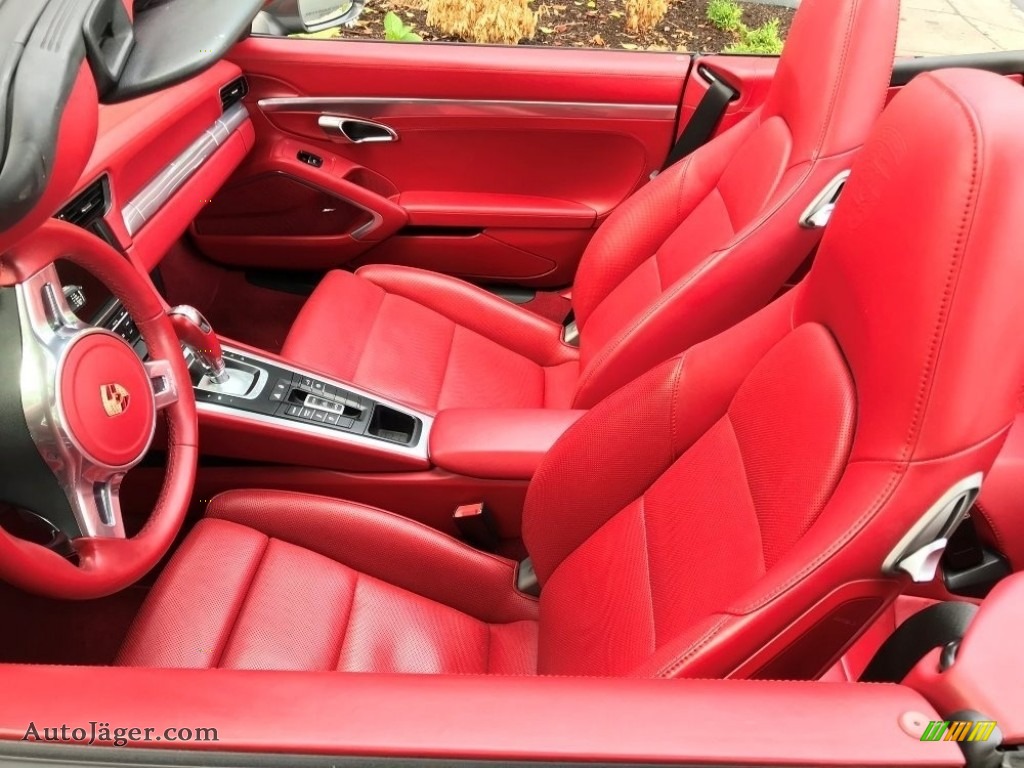 2013 911 Carrera S Cabriolet - Agate Grey Metallic / Carrera Red Natural Leather photo #7