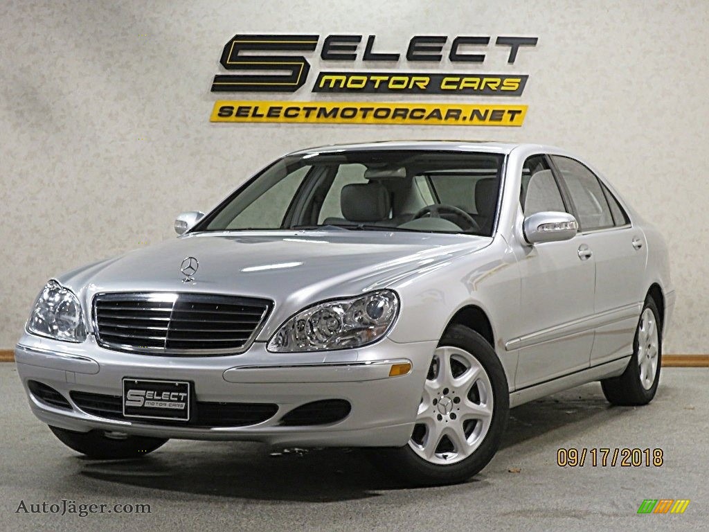 2005 S 500 4Matic Sedan - Brilliant Silver Metallic / Ash photo #1