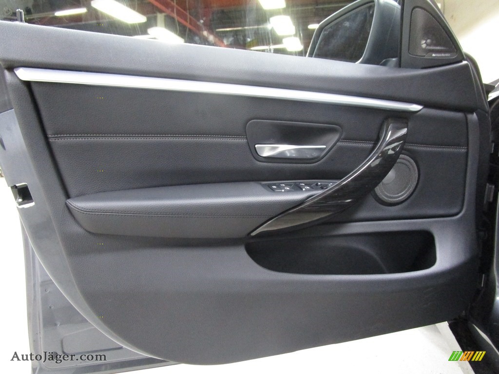 2018 4 Series 430i xDrive Gran Coupe - Mineral Grey Metallic / Black photo #8